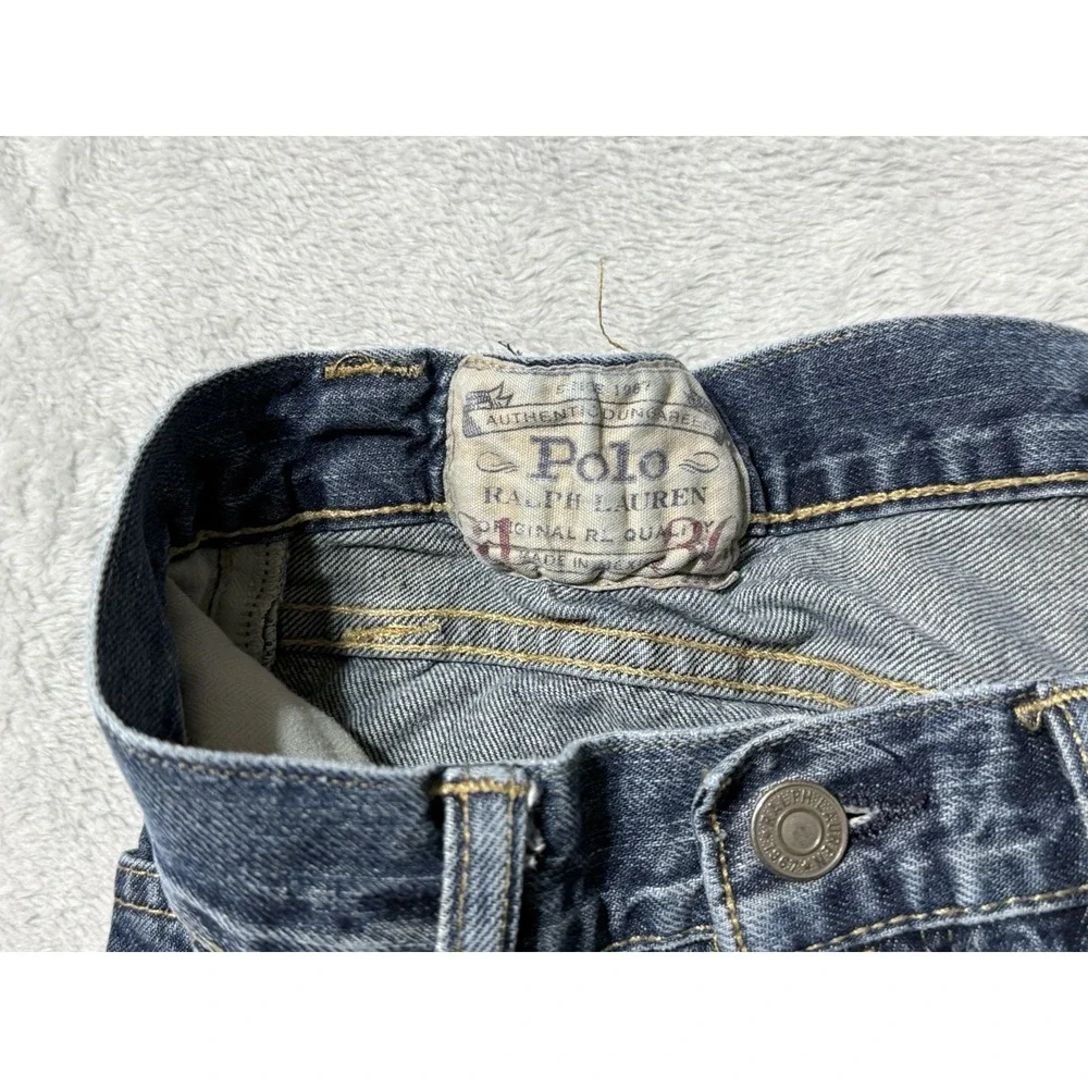 Polo Ralph Lauren Jeans Mens 31x29‎ Blue Varick Slim Straight Medium Wash